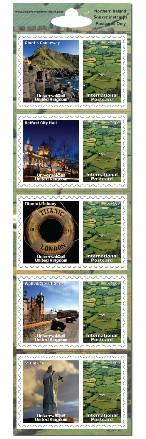 Northern Ireland stamp strip